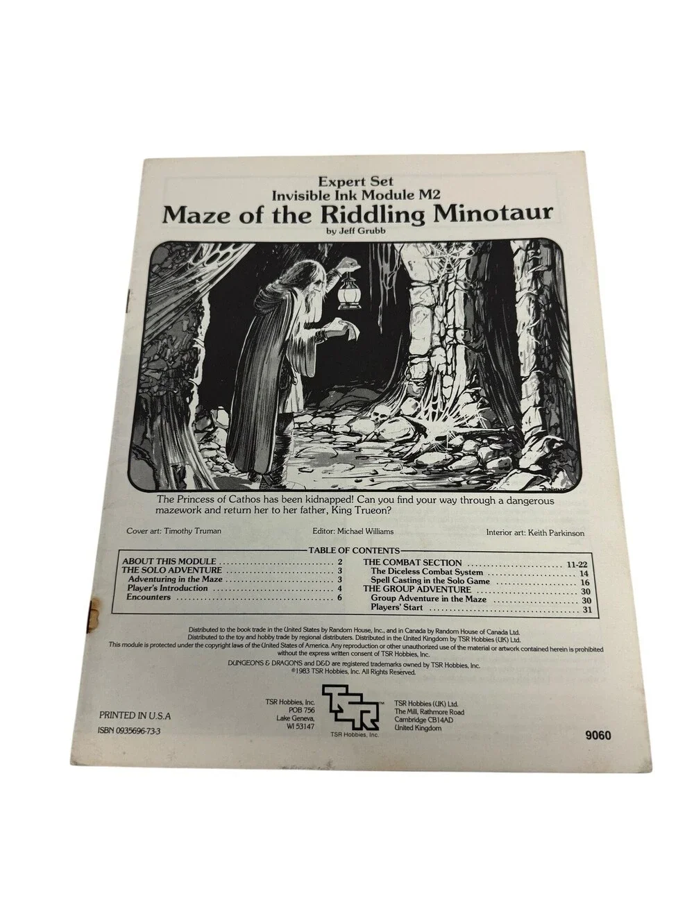 Maze of the Riddling Minotaur M2 9060 Dungeons & Dragons